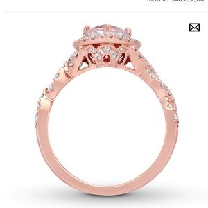 Beautiful rose gold engagement ring